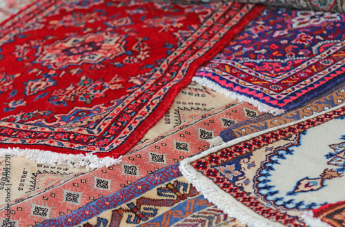 carpets of fine manufacturing for sale in luxury store