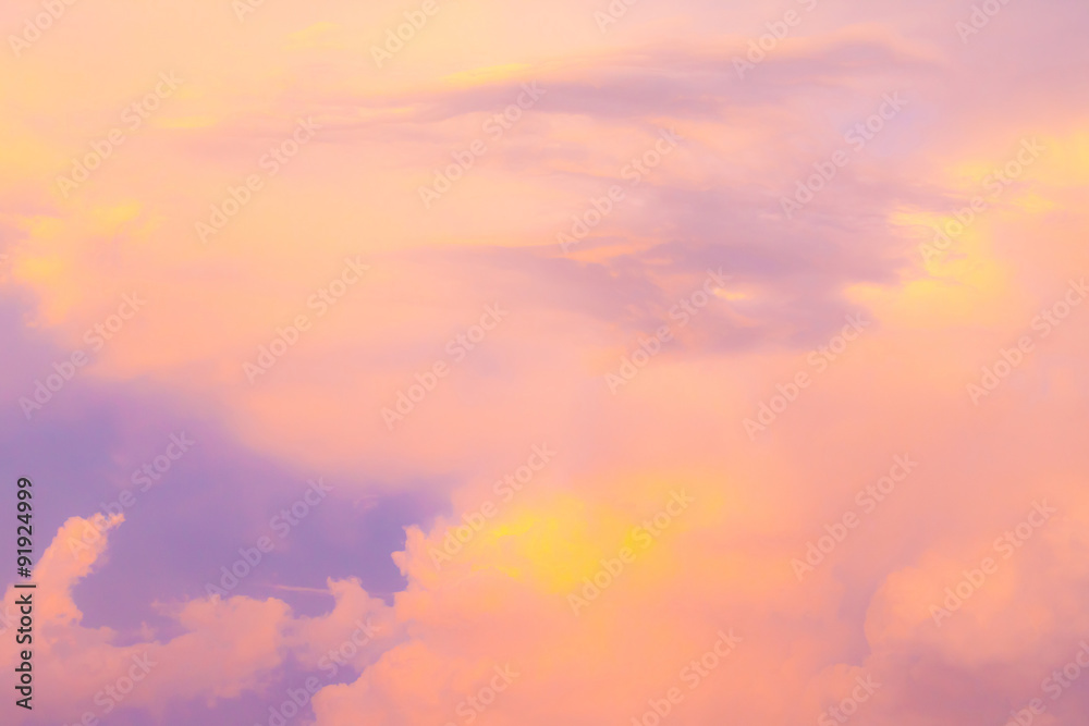 Obraz premium sunset sky background.