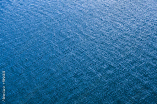 Blue sea surface for background