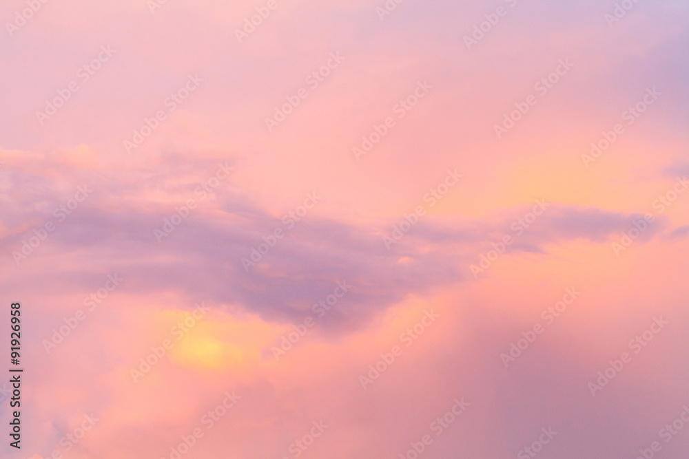 Obraz premium sunset sky background.
