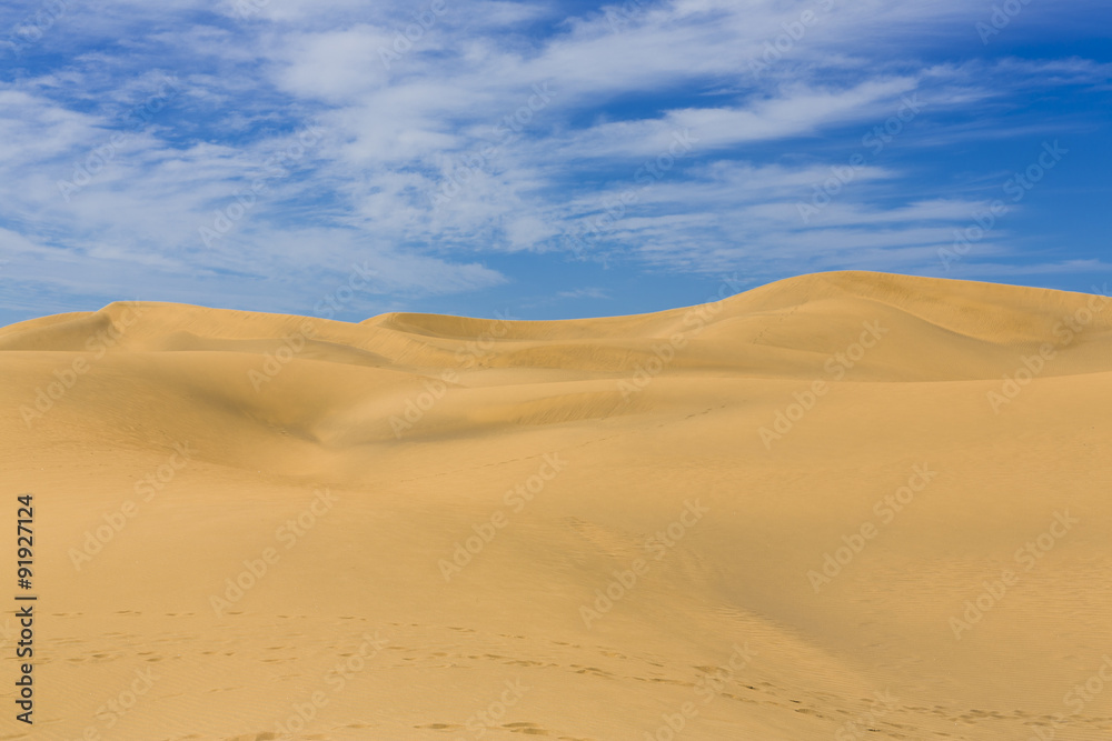 Maspalomas Duna - Desert in Canary island Gran Canaria Maspalomas Duna - Desert in Canary island Gran Canaria