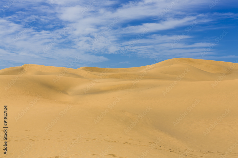 Maspalomas Duna - Desert in Canary island Gran Canaria