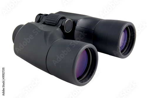 Modern binoculars isolated