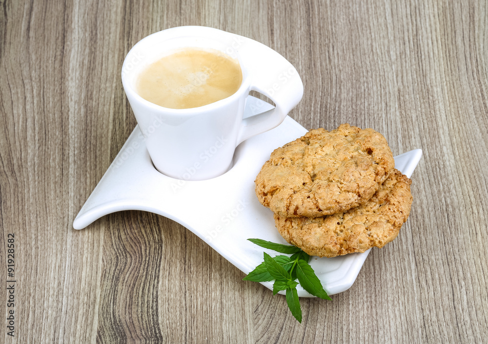 Coffee with pastry Coffee with pastry