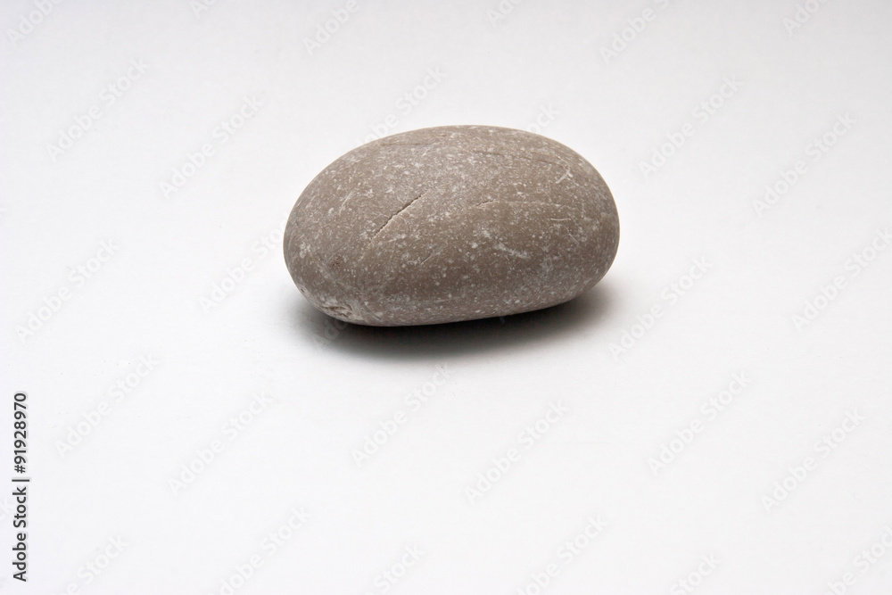 Decorative stone isolated on white studio background - macro shot, shallow depth of field Decorative stone isolated on white studio background - macro shot, shallow depth of field