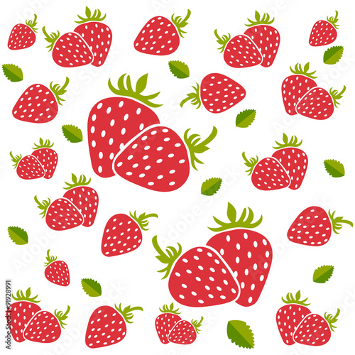 strawberry vector