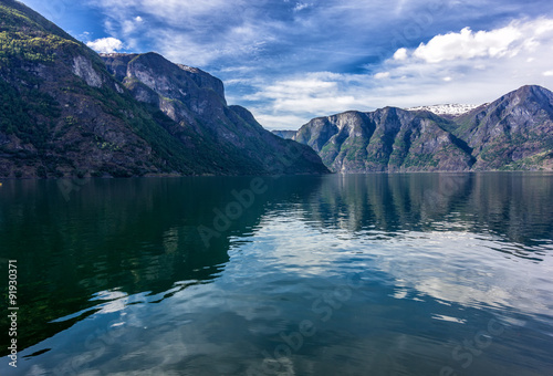The view of Sognefjord from Aurland