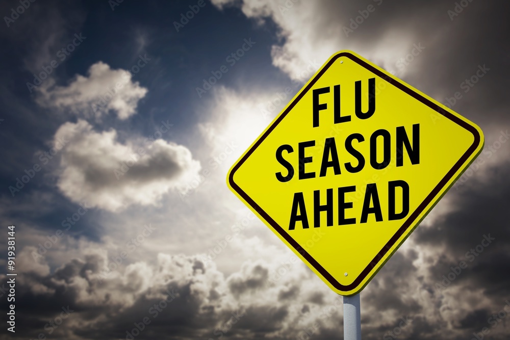 Composite image of flu season ahead Composite image of flu season ahead