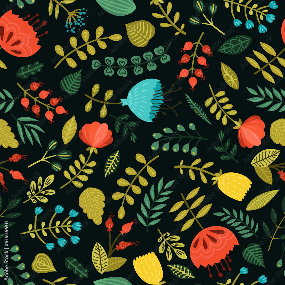 Cute floral background Cute floral background