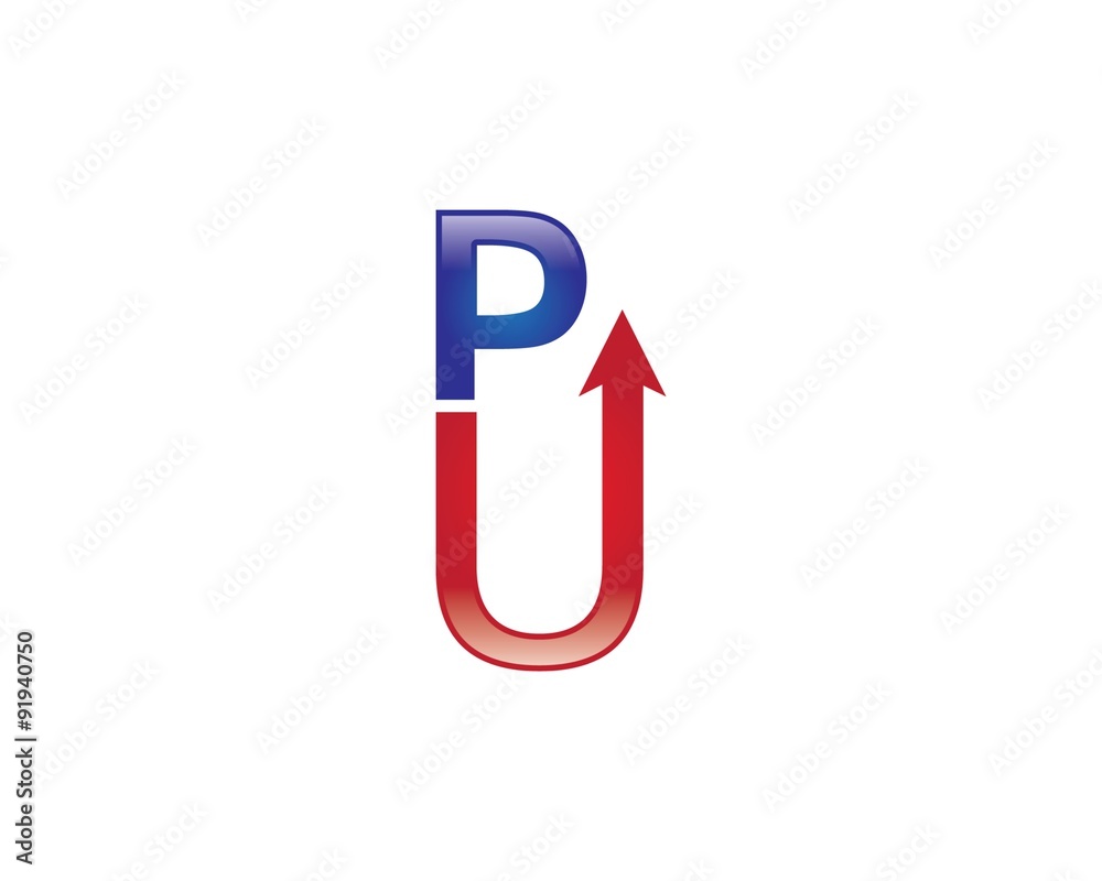 P & U Letter Logo P & U Letter Logo