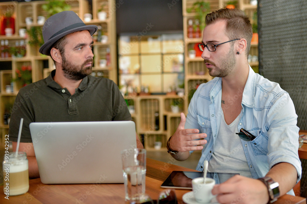 Casual meeting in a Cafe