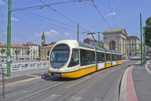 tram train a milano lombardia italia italy