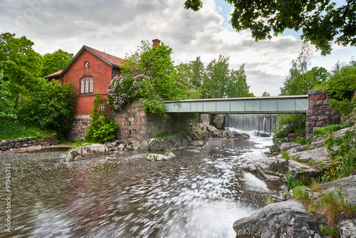 old power plant in Vanhankaupunginkoski, Helsinki, Finland photo