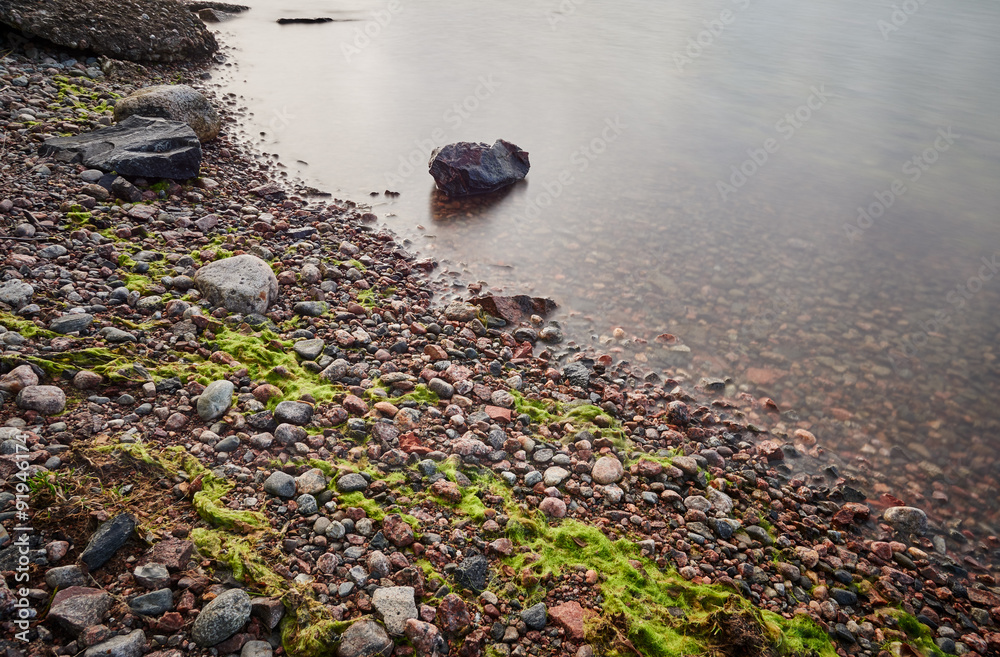 Rocks on the seaside view