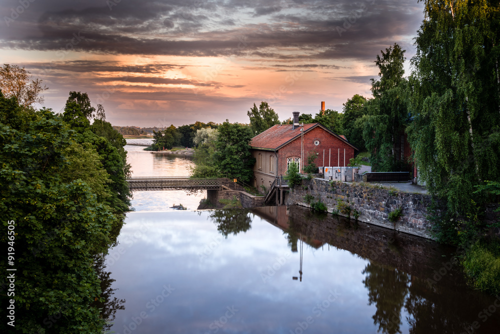 old power plant in Vanhankaupunginkoski, Helsinki, Finland