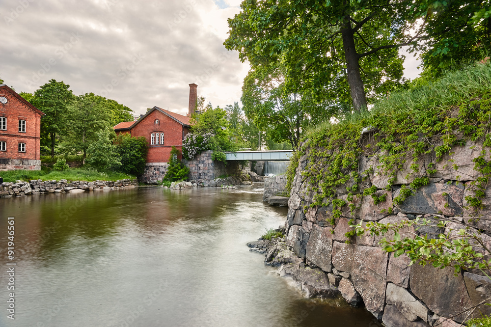 old power plant in Vanhankaupunginkoski, Helsinki, Finland