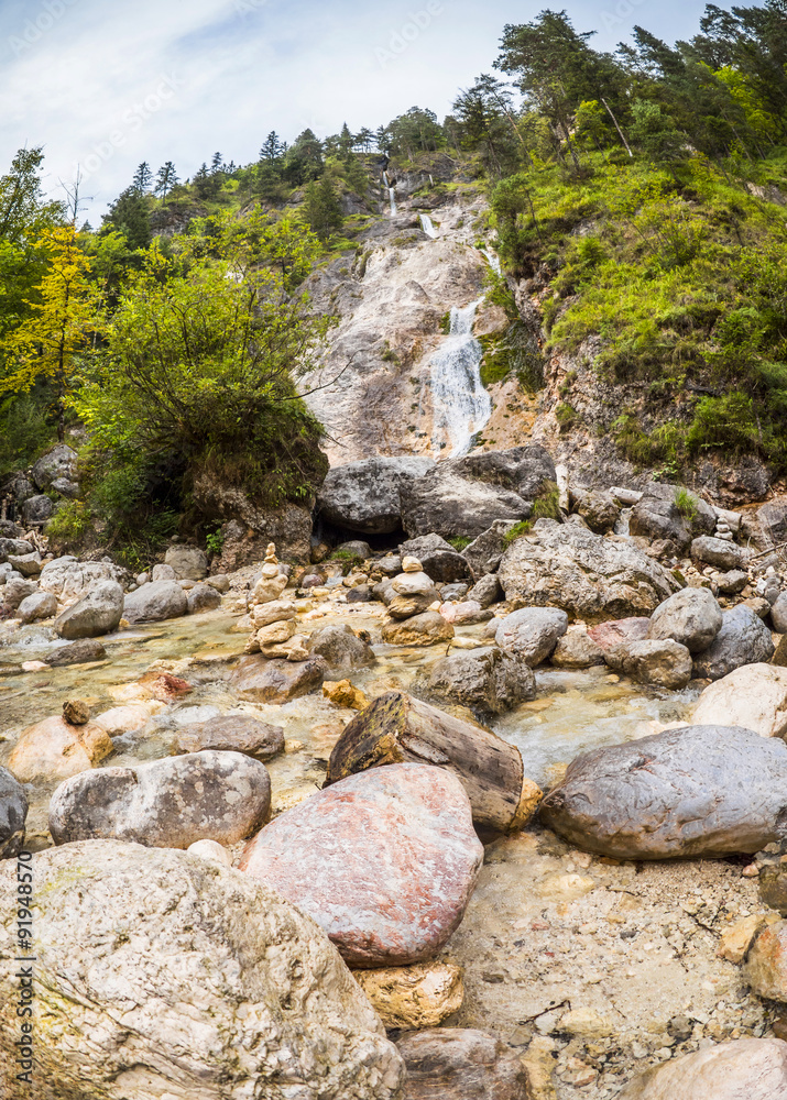 Obraz premium Almbachklamm in Schellenberg/ Königssee