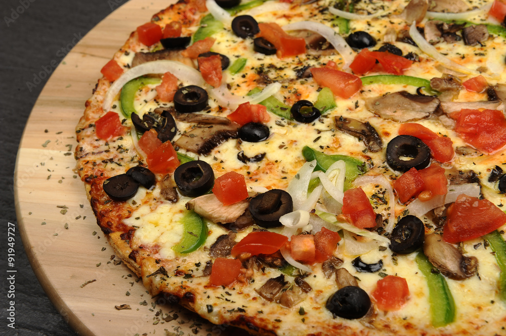 Traditional Italian Cuisine - Vegetarian Pizza
