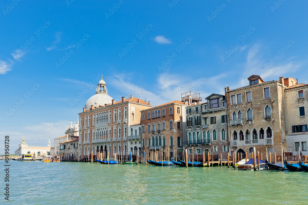Palaces on Grand Canal in Venice, Italy