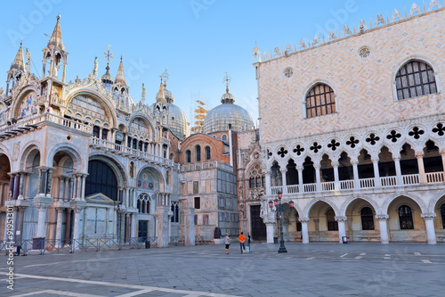 The Cathedral Basilica of Saint Mark and Doge's Palace. Venice, Italy © Yamagiwa
