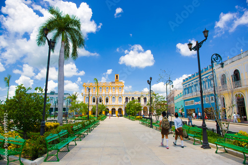 Photography SANCTI SPIRITUS, CUBA - SEPTEMBER 5, 2015: Latin for Holy Spirit