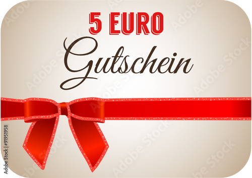 5 Euro Gutschein