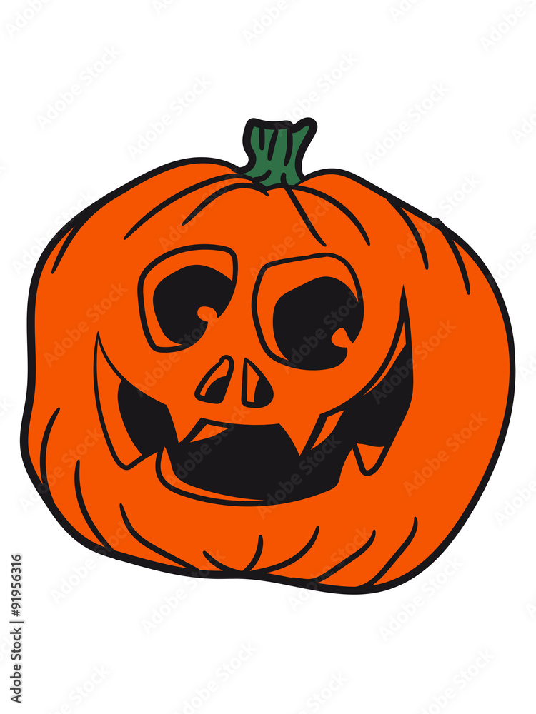 laughing pumpkin face Stock Illustration Adobe Stock