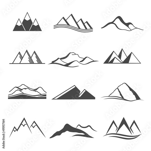 Mountains  logo  travel 