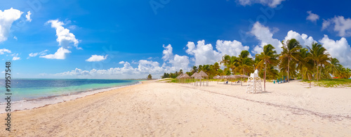 Canvas Print Santa Lucia beach, Camaguey Province, Cuba.