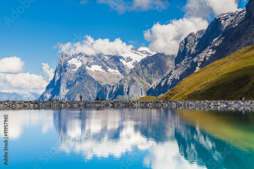 Wetterhorn with reflection