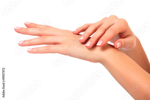 Well-groomed female hands
