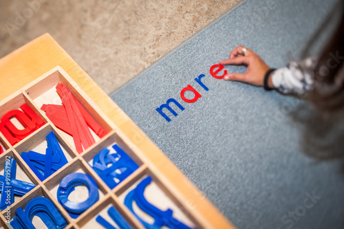 Montessori - Movable Alphabet photo