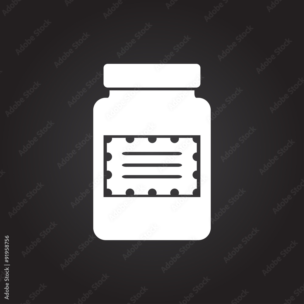Vector kitchen bottle template Vector kitchen bottle template