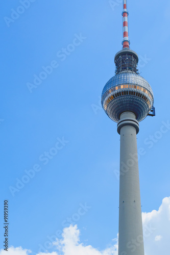 TV Tower in Berlin. 368 m. The tallest building in Germany and fourth in height among the TV towers in Europe. 
