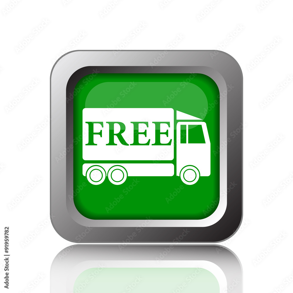Free delivery truck icon Free delivery truck icon