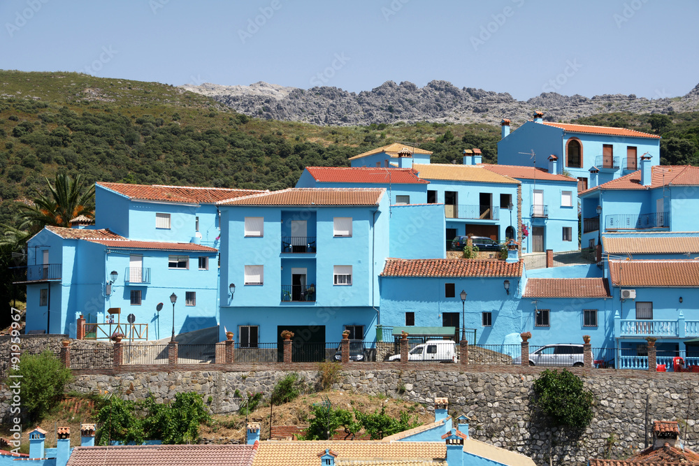 Pueblos de la provincia de Málaga, Júzcar el pueblo azul