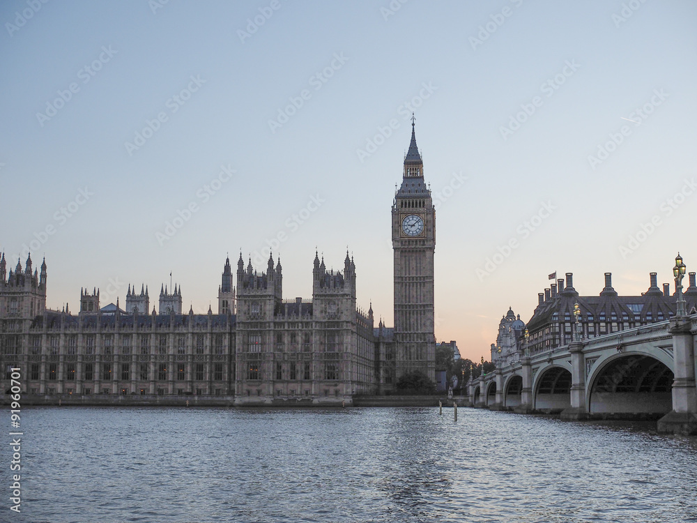 Fototapeta Houses of Parliament w Londynie