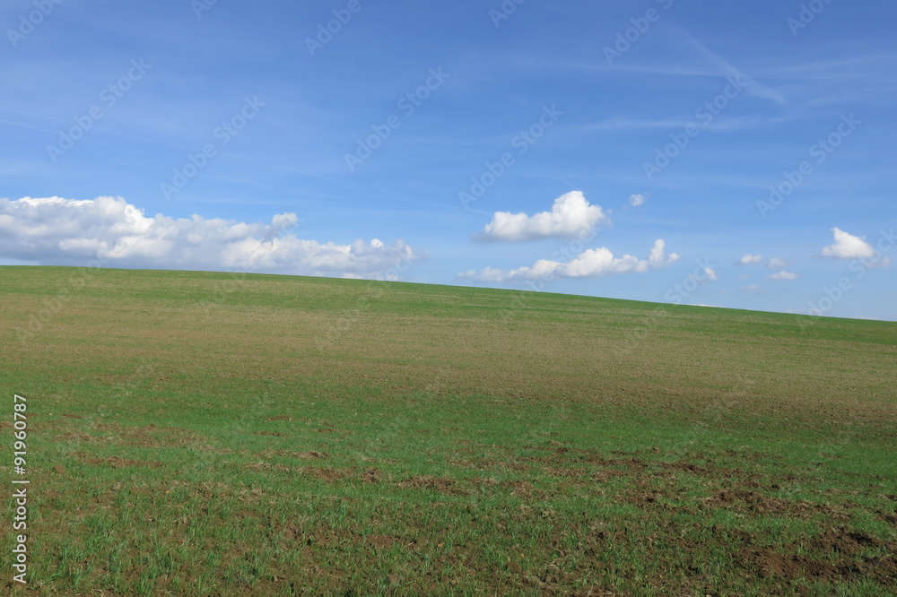 campagna, nuvole