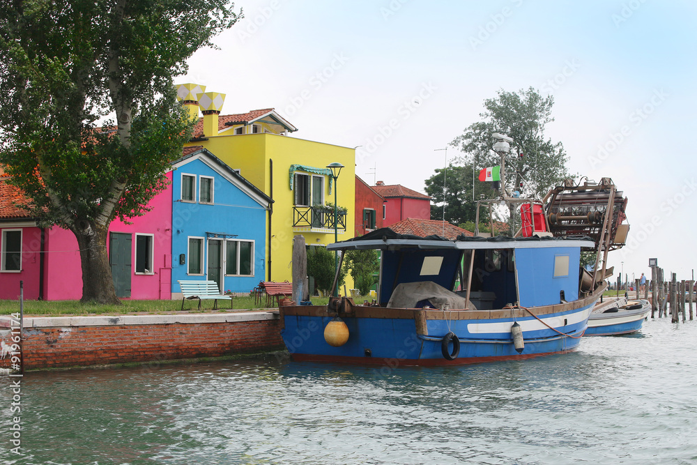 Burano, Italy houses Burano, Italy houses
