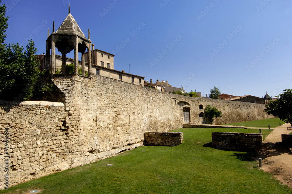 Walls Banyoles, Girona, Spain