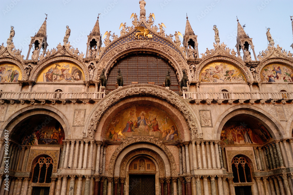 Basilica di San Marco at Sunset, Venice, Italy