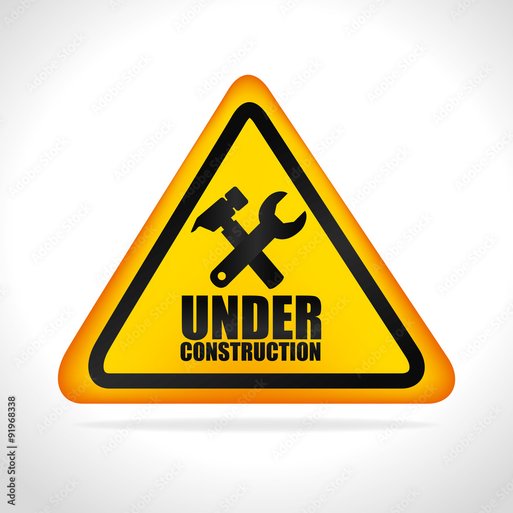 Under construction design. Under construction design.