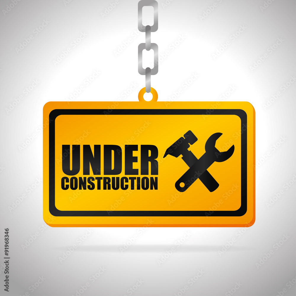 Under construction design. Under construction design.