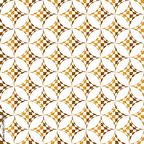 Geometric Illusion Seamless Pattern