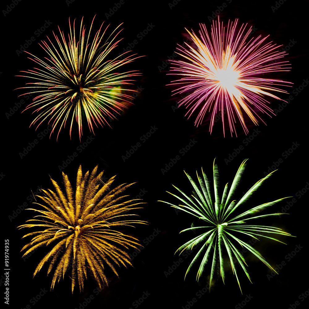 Fireworks Five - Five Fireworks Blast at 4th of July celebration Fireworks Five - Five Fireworks Blast at 4th of July celebration
