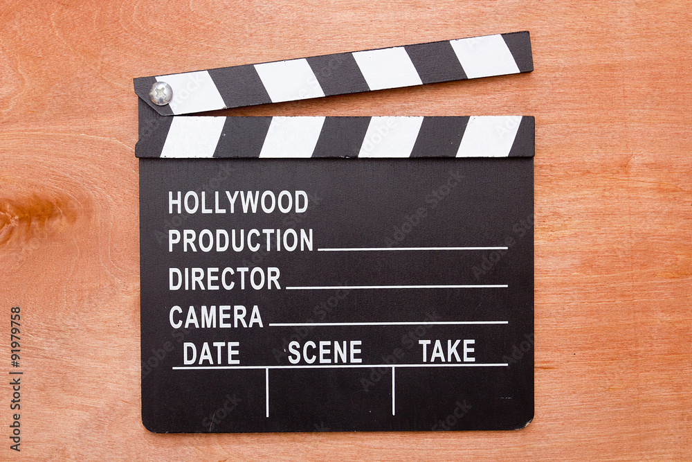 Obraz premium Cinema clapper