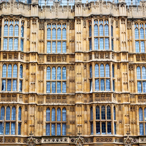 old in london historical parliament glass window structu