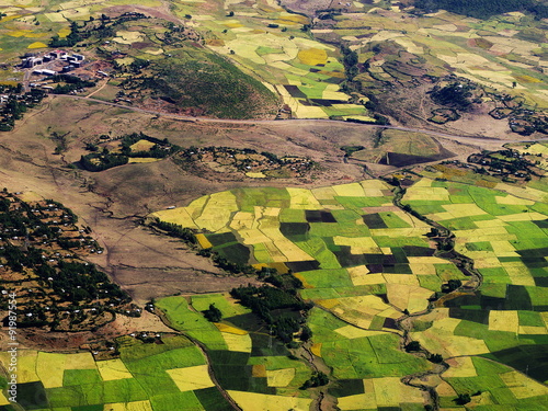 Landscape near Gondar, Ethiopian Highlands