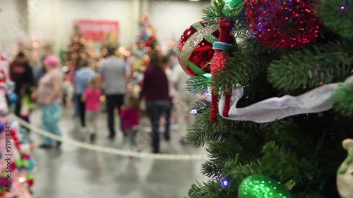 Christmas Tree at Festival Tight Shot