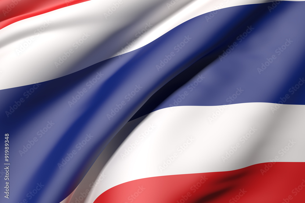 Naklejka premium Thailand flag